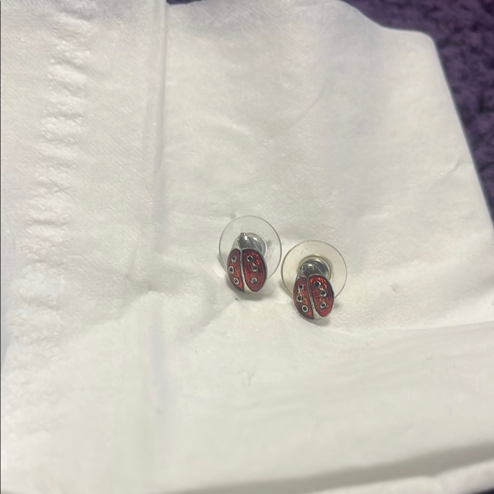 Ladybug earrings